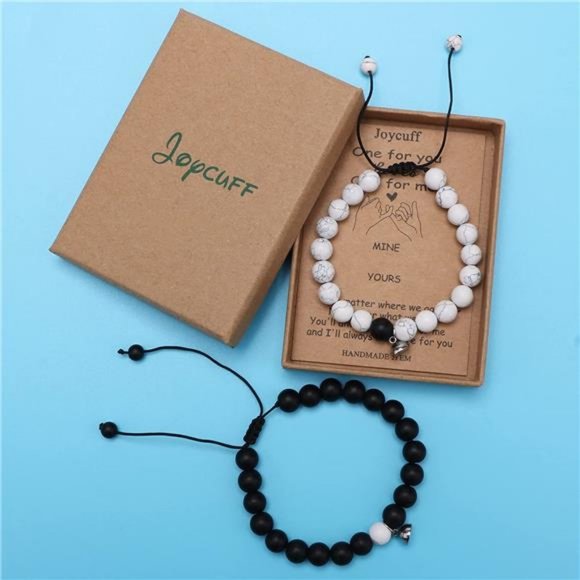 JoycuFF Bf Matching Braclets With Your Bf And Gf Beaded Bracelets For Women Men - Picture 4 of 5